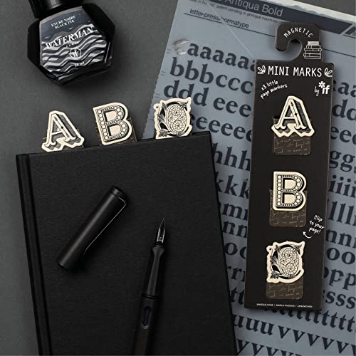 IF Mini Marks - ABC, Magnetic pagemarker (3pcs) - style: ABC