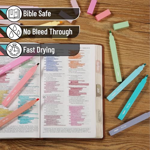 Mr. Pen- Aesthetic Highlighters No Bleed, 10 Pack, Assorted Colors | Chisel Tip, Cute Highlighters Assorted Colors for Journaling, Highlighting, Underlining, Fast Dry, Back to School Supplies - color: Candy Colors, size: 10 Pack