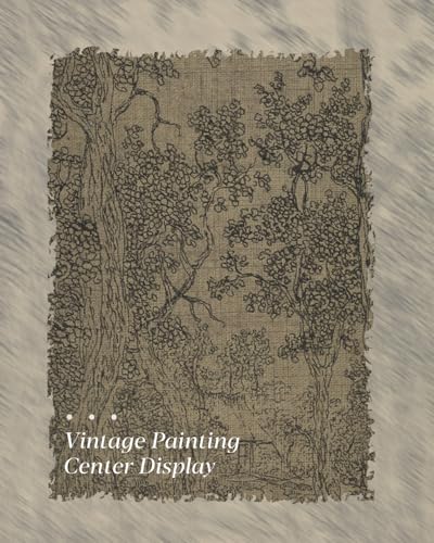 HUARCEY Gold Framed Canvas Wall Art, Antique Landscape Sketch, 16x24 Inch - color: Landscape Sketch, size: 24"L x 16"W