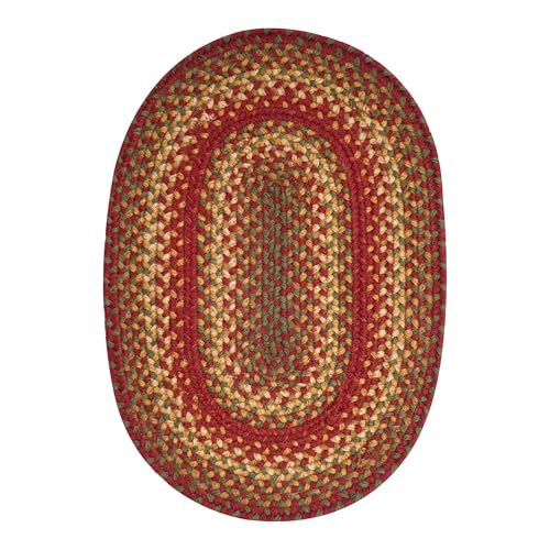 Homespice Cider Barn Jute Braided Placemats, Oval 13x19 Set of 4 - color: Cider Barn
