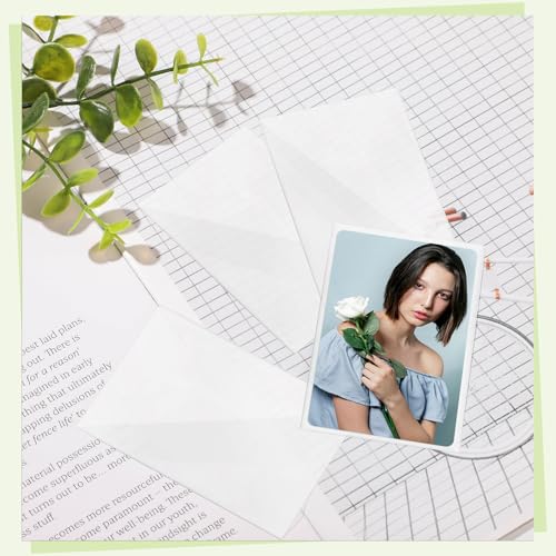 400 Pcs Kpop Photocard Sleeves Holder, 58 x 89 mm, Clear Plastic - style: Transparent Style