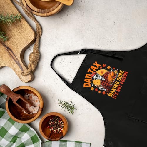 Funny Apron for Men Women,Humorous Kitchen Apron- Grilling Cooking BBQ Accessories, Gift for Dad Husband - color: Dad Tax