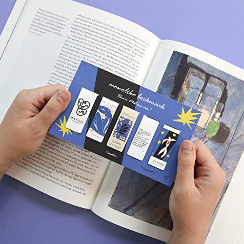 Monolike Magnetic Bookmarks Henri Matisse Ver.1, Set of 5 - color: Henri Matisse Ver.1