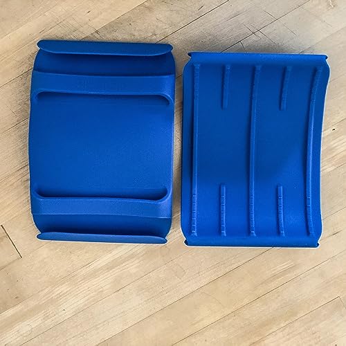 Silicone BBQ & Kitchen Mitt 2-Pack Set (Medium/Large, Blue) - color: Blue, size: Medium/Large