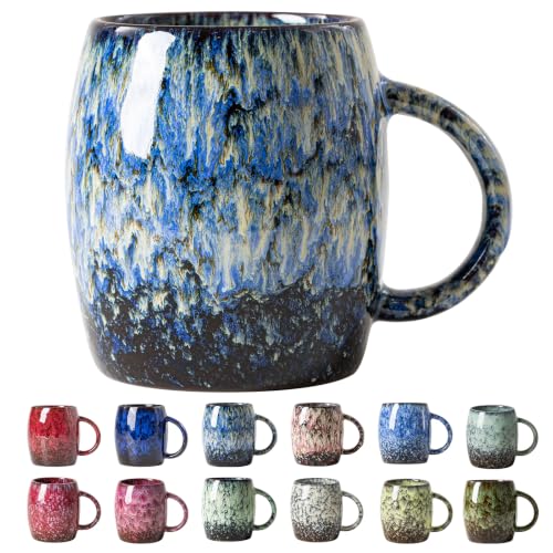 Stormy Coast Ceramic Mug, 14oz Reactive Glaze Mug, Gift for Him, Office - color: 14OZ - Stormy Coast · RESILIENCE