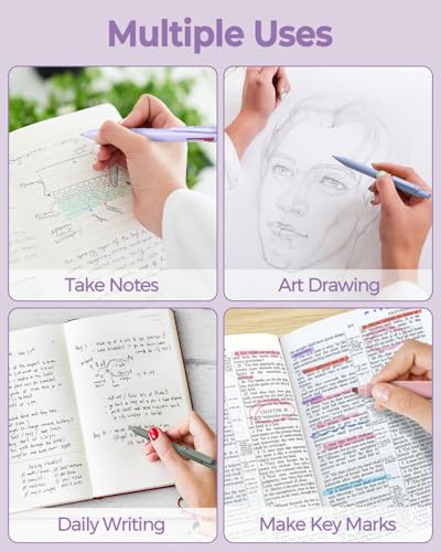 Four Candies 56 PCS School Supplies with Cute Pencil Case (Light Purple) - color: Light Purple