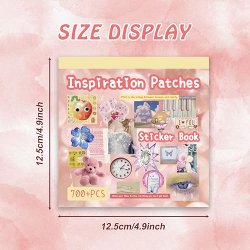 Cute Kawaii Sticker 700+ PCS - color: Pink-2