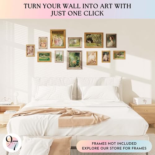 97 Decor Vintage Victorian Wall Art, 12 Pc Coquette Prints, Unframed - color: Baroque Victorian Gx8x10, size: unframed
