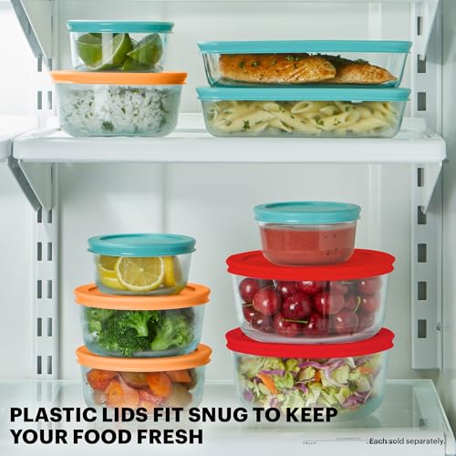 Pyrex Simply Store (12-Pack) Glass Food Storage Containers Set - size: 12 Pack