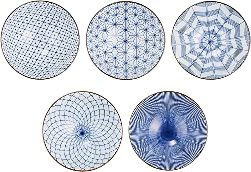 Saikai Pottery 19541 Arita Ware Kiyohide Kiln Rice Bowl, 5 Patterns, Old Dyed Picture Change, Made in Japan