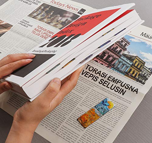 Magnetic Bookmarks, 14Pcs Bookmark 3.1" Page Magnetic Markers