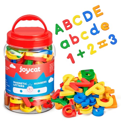 JoyCat Magnetic Letters Numbers Alphabet ABC 123 Fridge Magnets, 78 Pcs - style: 78PCS