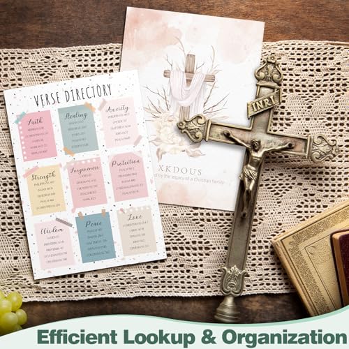 XKDOUS 42 Bible Study Supplies Journaling Kit with Bible Highlighter, Green - color: Mint Green