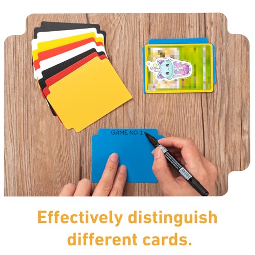 SUNEZLGO 12 Pack Trading Card Storage Box,Cardboard Sports Game Card Storage Collector Boxes with 20 PCS Dividers,Card Organizer for Basketball Cards,Hold 7200 Standard Trading Cards