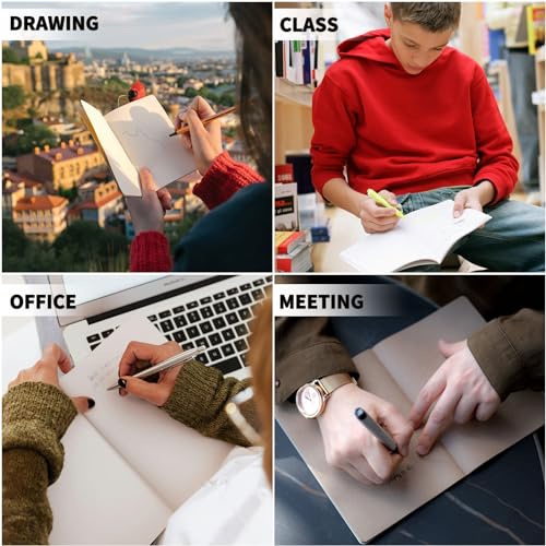 100 Pack A5 Lined Kraft Notebook Journals 8.3x5.5 In，Travel Journals Notebooks Bulk，Subject Notebooks 34 Sheets 68 Pages for Writing School Office Supplies (Lined-100 Pack) - size: Lined-100 Pack