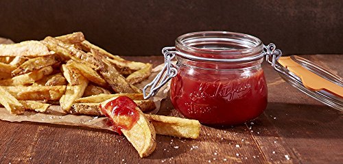 Le Parfait Super Jar 250ml (8oz) Glass Canning Jar, Wire Bail Lid, 4 Pack - color: 08oz (Set/4)