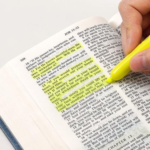 WRITECH Retractable Highlighters Chisel Tip: 12ct Fluorescent Yellow Ink - color: Yellow, size: 1 Count (Pack of 12)