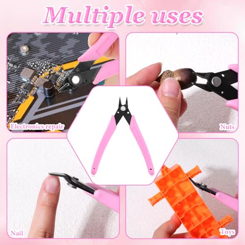 Rhinestone Remover Tool, Pink 5" Nail Charm Remover Tool - color: Pink