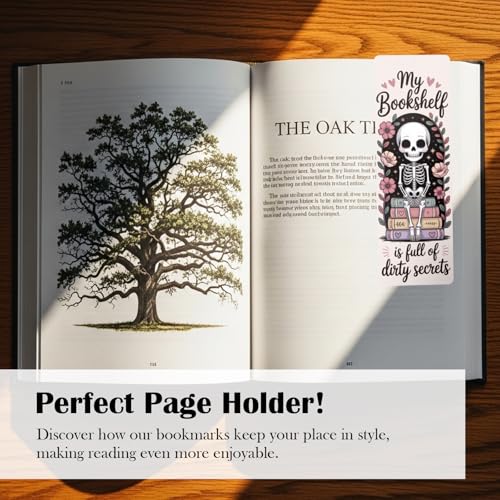 Dark Romance Bulk Bookmark for Women, 120 Pcs Cute Skull Dragon Paper Bookmarks Gift for Book Lovers, Romantasy Reading Accessories Creative Gifts for Men Teachers - style: Dark Romance