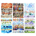 120 Pcs Scenery Stickers for Scrapbooking and Journaling - color: Gallery of Life