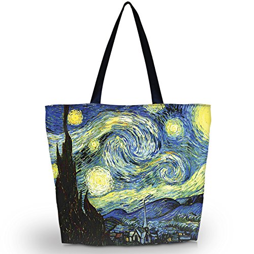 Beach Tote Bags Travel Shopping Bag With Zippered for Women - color: Sb-6004