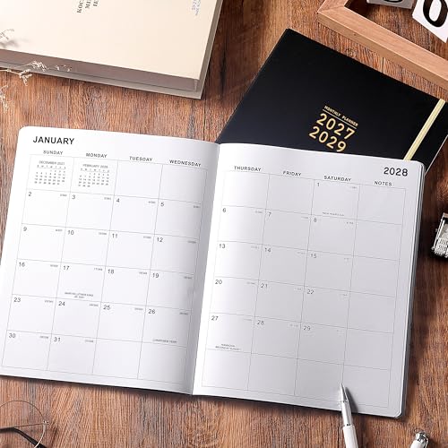 Artfan 2027-2029 Monthly Planner - 3 Year Planner 2027-2029, 8" x 10"