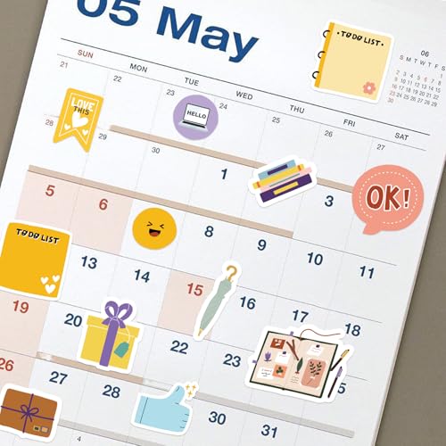 Bomichi 24 Sheets 898Pcs Planner Sticker Book - color: Planner Sticker Book