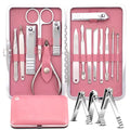 Utopia Care Manicure Set Professional Nail Clippers Kit - color: Purple, size: Pack of 16