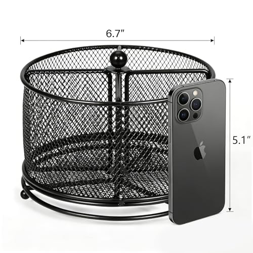 Rotating Pencil Holder for desk,Desk Pen Organizer - color: Circular