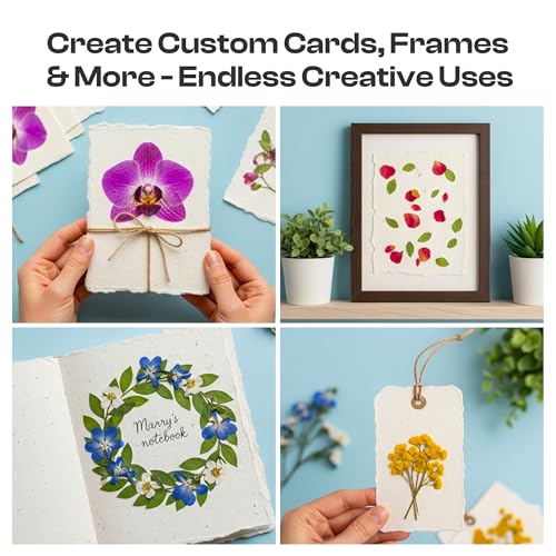 Caydo 4 Pieces Paper Making Frame Kit, Papermaking Mould - style: A4 A5 A6 A7