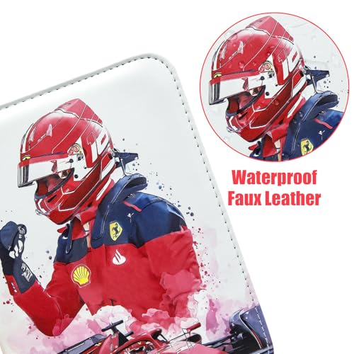 400 Pockets Racing Card Binder, Portable Waterproof PU Storage Album,BJ49 - color: Racing-400
