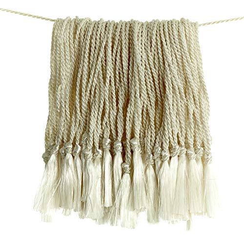 Tassel Depot 100 Floss Bookmark Tassels - Natural - color: Natural