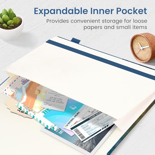 Taja Aesthetic Lined Journal for Women, Pretty Notebooks for Work & Study - color: F-Starlit Peaks