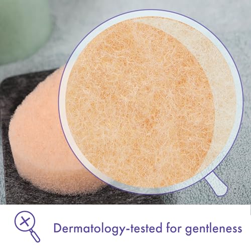 Buf-Puf Gentle Facial Sponge | Dermatologist Developed | Exfoliating | Reusable | 2 Pack - size: 2 Pack