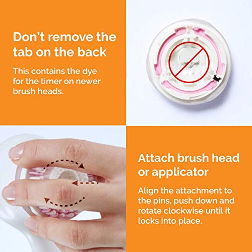 Clarsonic Sensitive Facial Cleansing Brush Head Replacement Compatible with Clarisonic Mia 1, Mia 2, Mia Fit, Alpha Fit, 1 Count