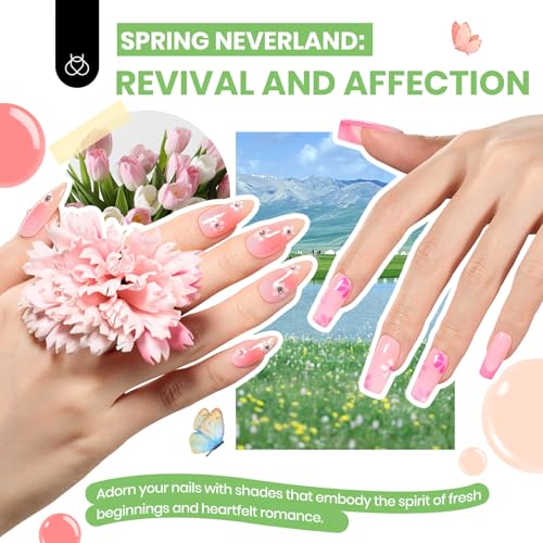Beetles Gel Nail Polish Kit with U V Light 85Pcs, 55 Colors Gel Polish Kit - color: A-Seasonal Symphony