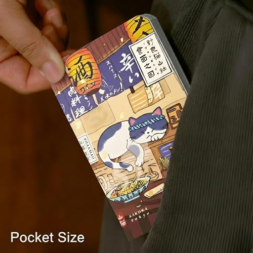 KetA Pretty Small Notebook for Women – Pocket Travel Journal, Small Cute Journal for Women, Mini Writing Journal, A6 - color: Land of Noodles