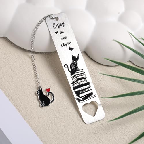 Cat Bookmark, Zinc Alloy Cute Kitten Themed Book Marker with Kitten - style: Butterfly Cat 2
