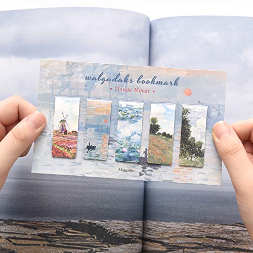 Monolike Magnetic Bookmarks Monet, Set of 5 - color: Monet