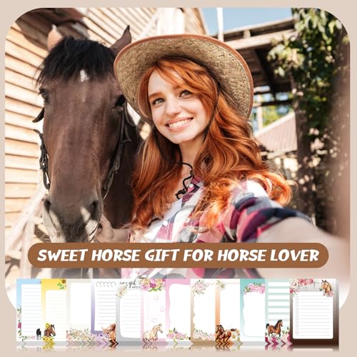 Chiisong 12 Pcs Horse Sticky Notes Horse Gifts for Women - style: Horse Style