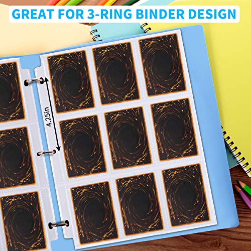 9 Pocket Page Protector - 648 Pockets Premium Double Side Trading Card Sleeves Pages for 3 Ring Binder, Standard Size Card Sheets Protectors - size: 36 Sheets