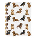 VNWEK Dachshund Dog Spiral Notebook Journal 5.5x8.3 Inch - color: Dachshund
