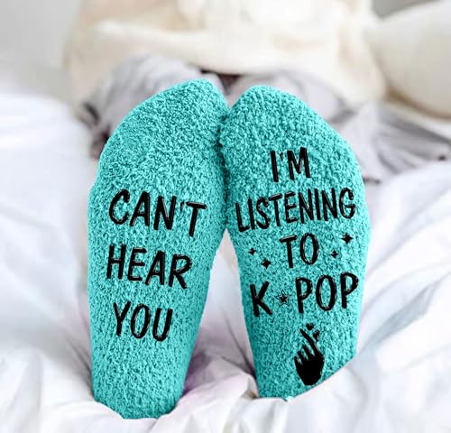 Kpop Merch - Unique Kpop Gifts for Girl, Teen - Cute Korean Socks - Christmas Gifts, Stocking Stuffers for Women - color: Music06