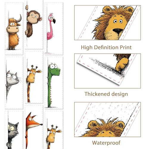 Funny Animal Bookmarks, Cute Cartoon Book Marks for Boys Girls - style: Funny Animal