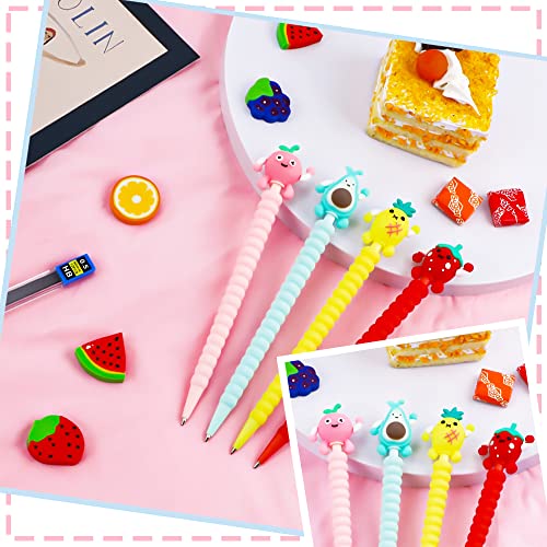 24PCS Cute Mechanical Pencil Set, 8PCS Pastel Mechanical Pencil 0.5mm