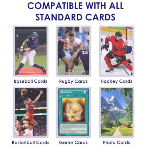 200 Pack Card Sleeves Hard Plastic, 3" x 4" Trading Card Holder