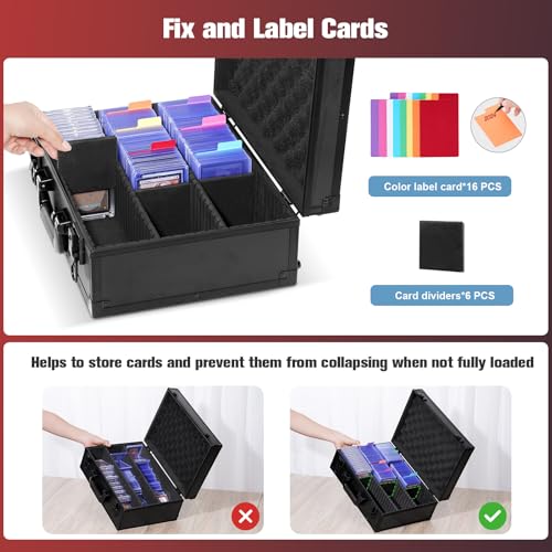 ProCase Toploader Storage Box, Trading Card Case for Sports Cards