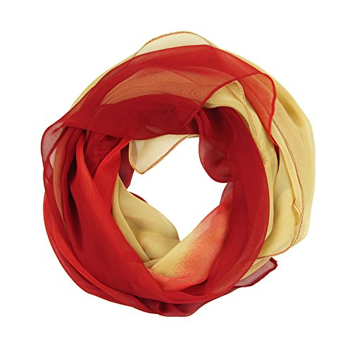 PANTONIGHT Long Chiffon Sheer Scarf Gradient Shaded Colors Lightweight Scarf For Womens - color: Color 089