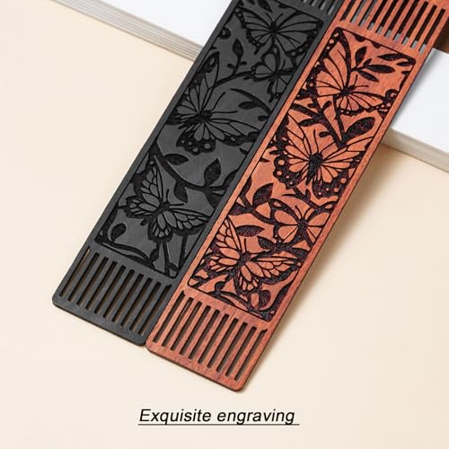 Butterfly Bookmark,Bookmarks Aesthetic Wooden Book Markers for Women, Butterfly Gifts for Women Book Lover Gifts for Women (Hollow Butterfly) - style: Hollow Butterfly