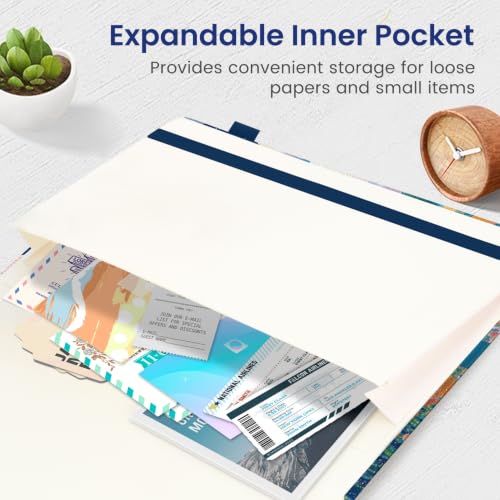 Taja Aesthetic Lined Journal for Women, Pretty Notebooks for Work & Study - color: B-Balloon Valley